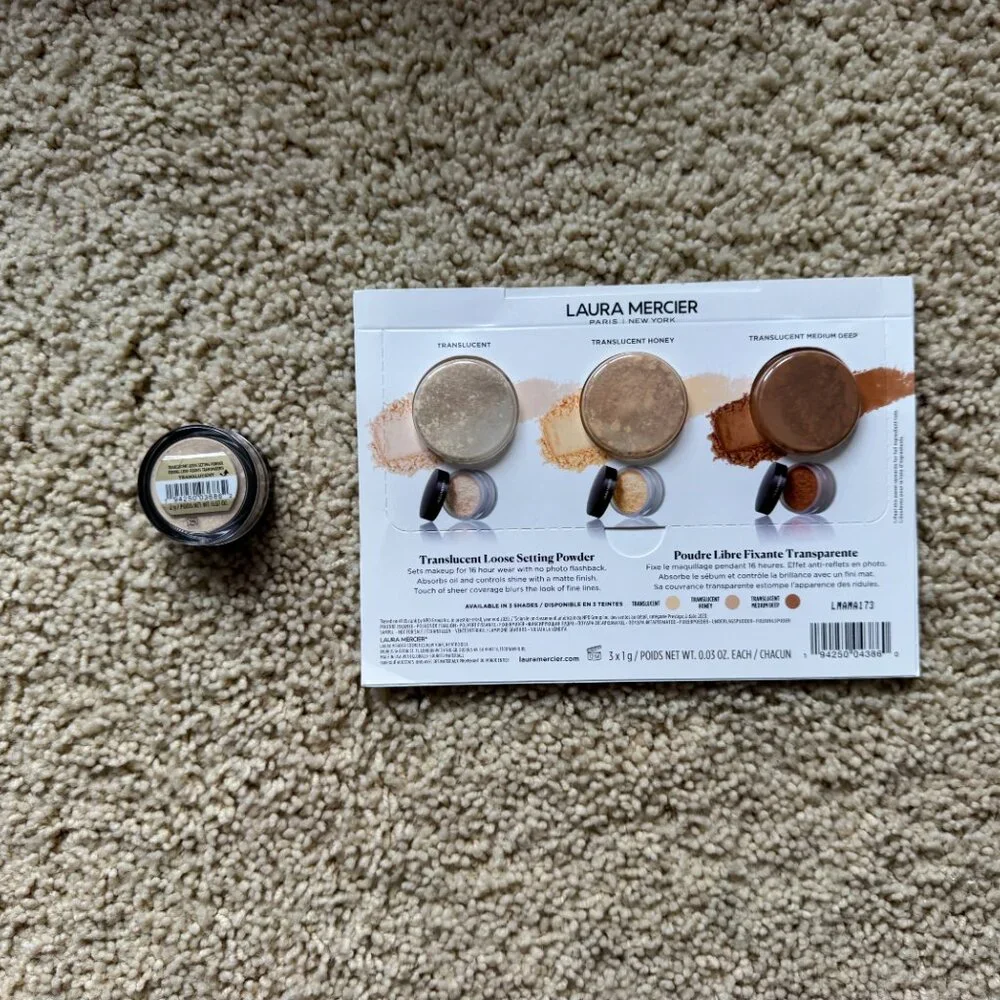 Laura Mercier Translucent Loose Setting Powder Samples